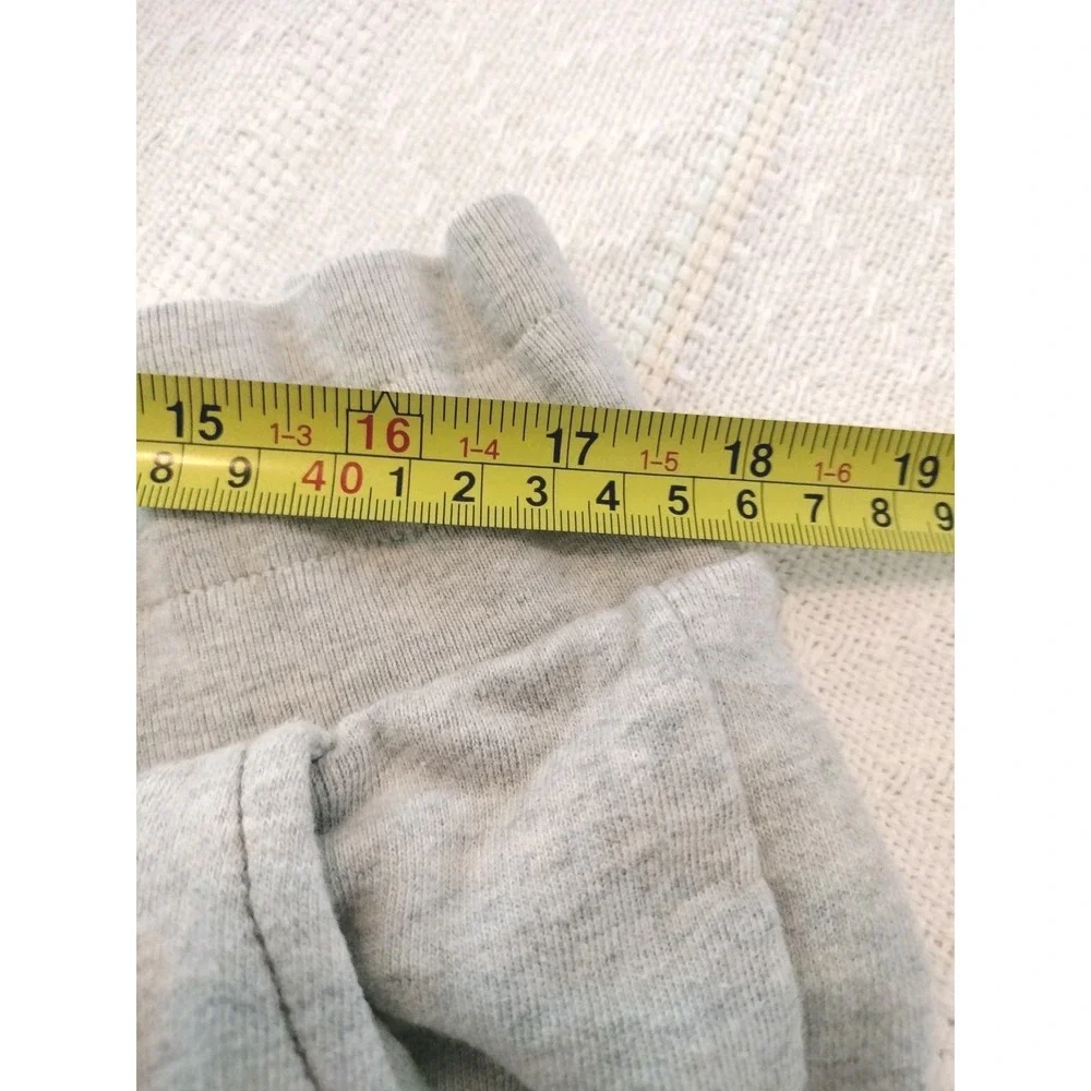 True Religion Men's Classic Logo Jogger Sweatpant Grey Heather Large L Y2K